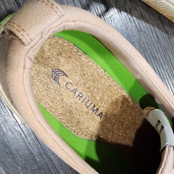 CARIUMA Women's Shoes OCA Low Pink Size 8 US Ethically Made Canvas Sneakers - Picture 8 of 9